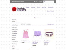 Tablet Screenshot of harajukuhearts.com